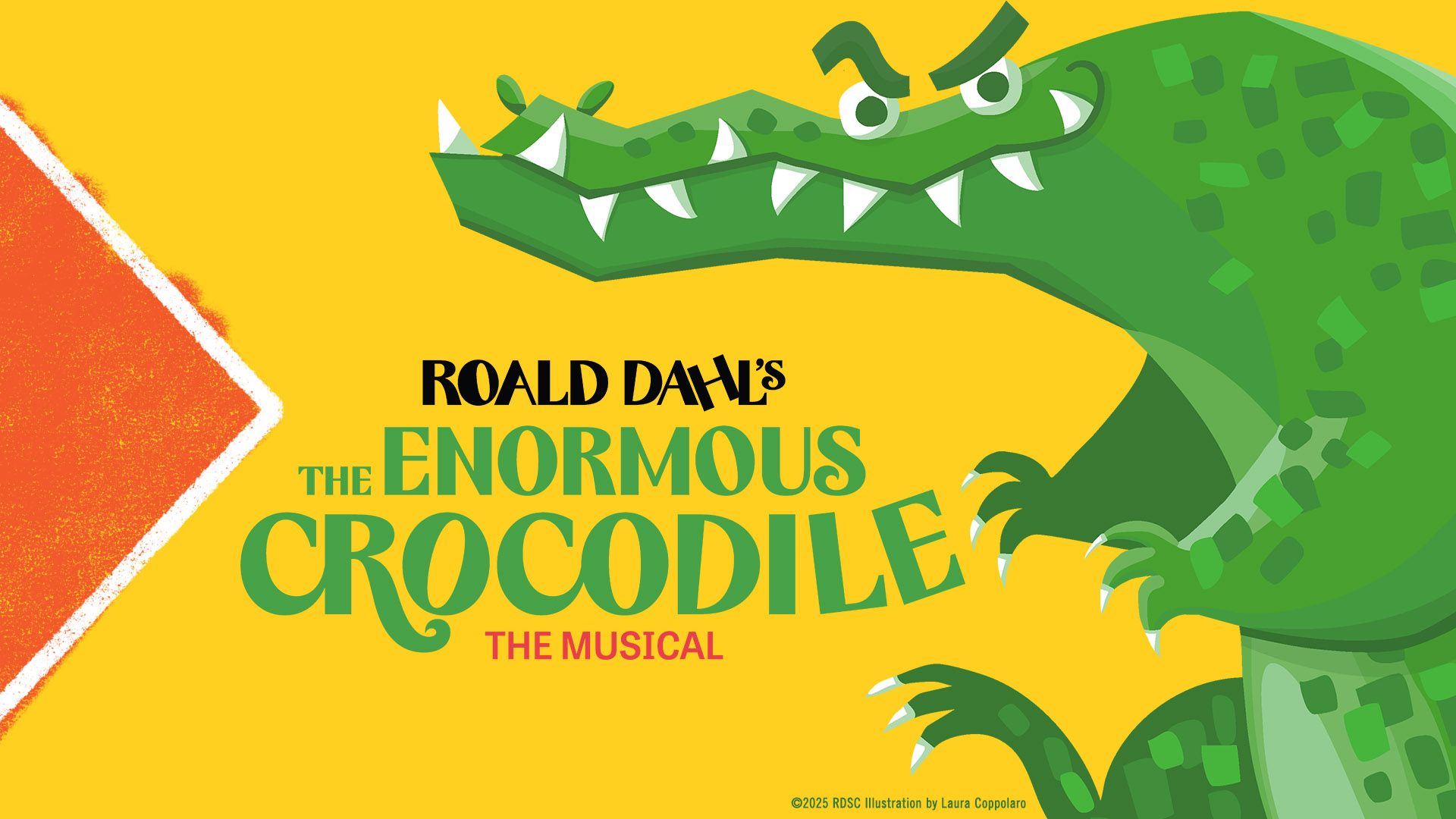 Roald Dahl's The Enormous Crocodile the musical play poster