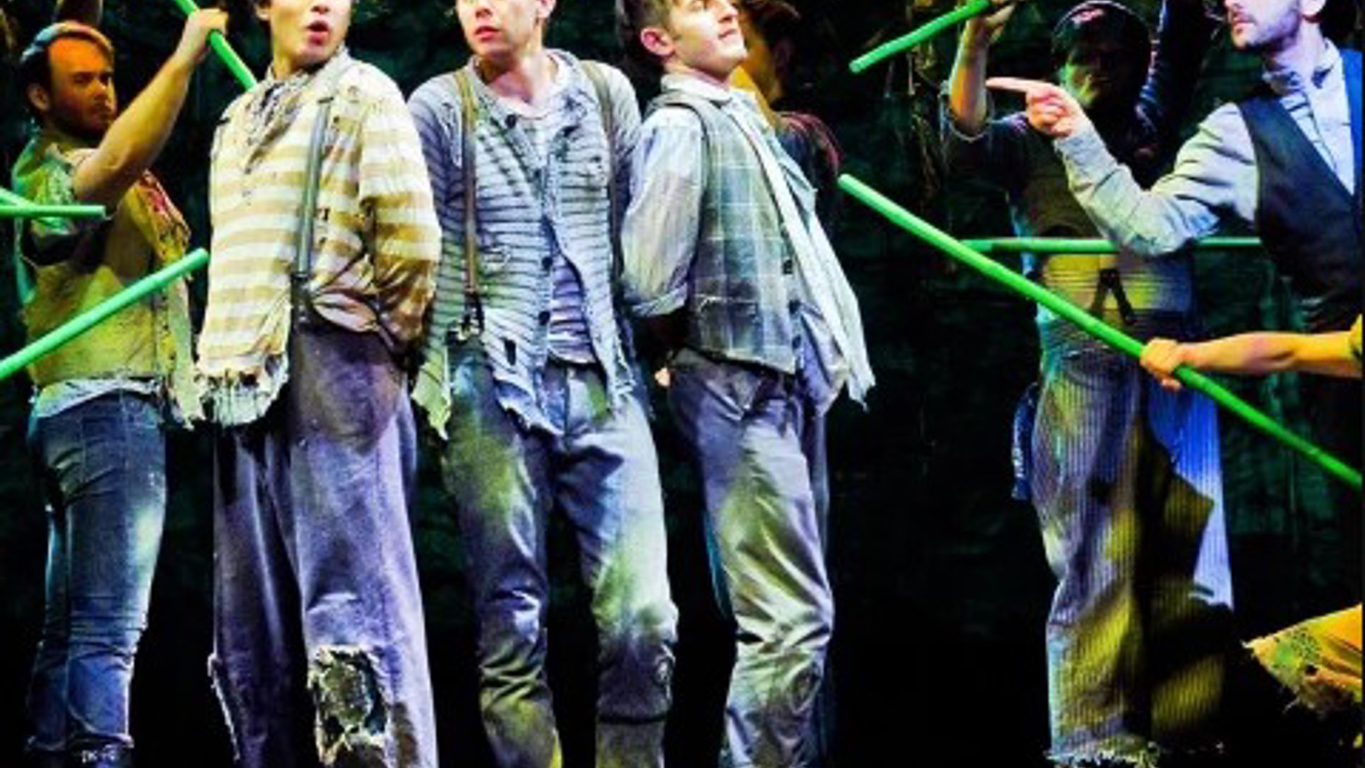 a new comedic play cast promotion photo of Peter And The Starcatcher