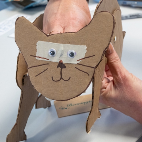 BENGAL TIGER PUPPET simple