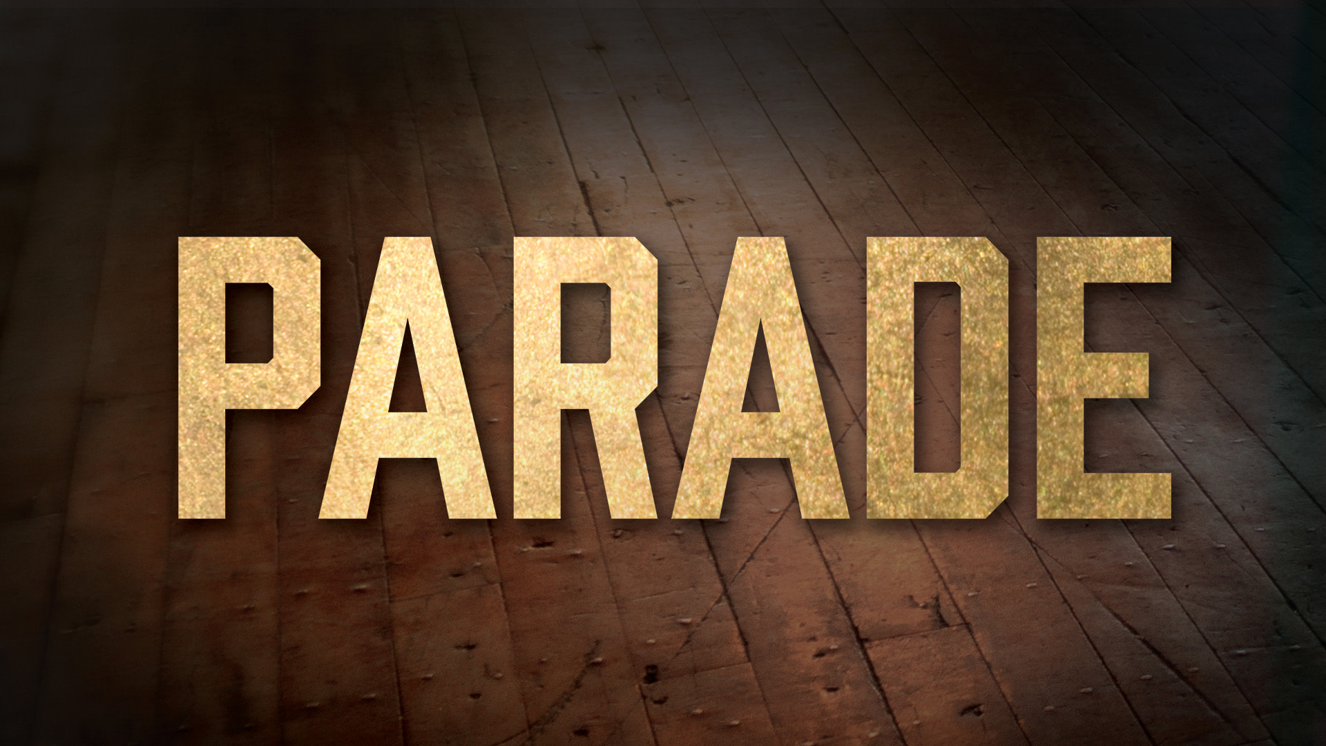 the production of the musical Parade poster