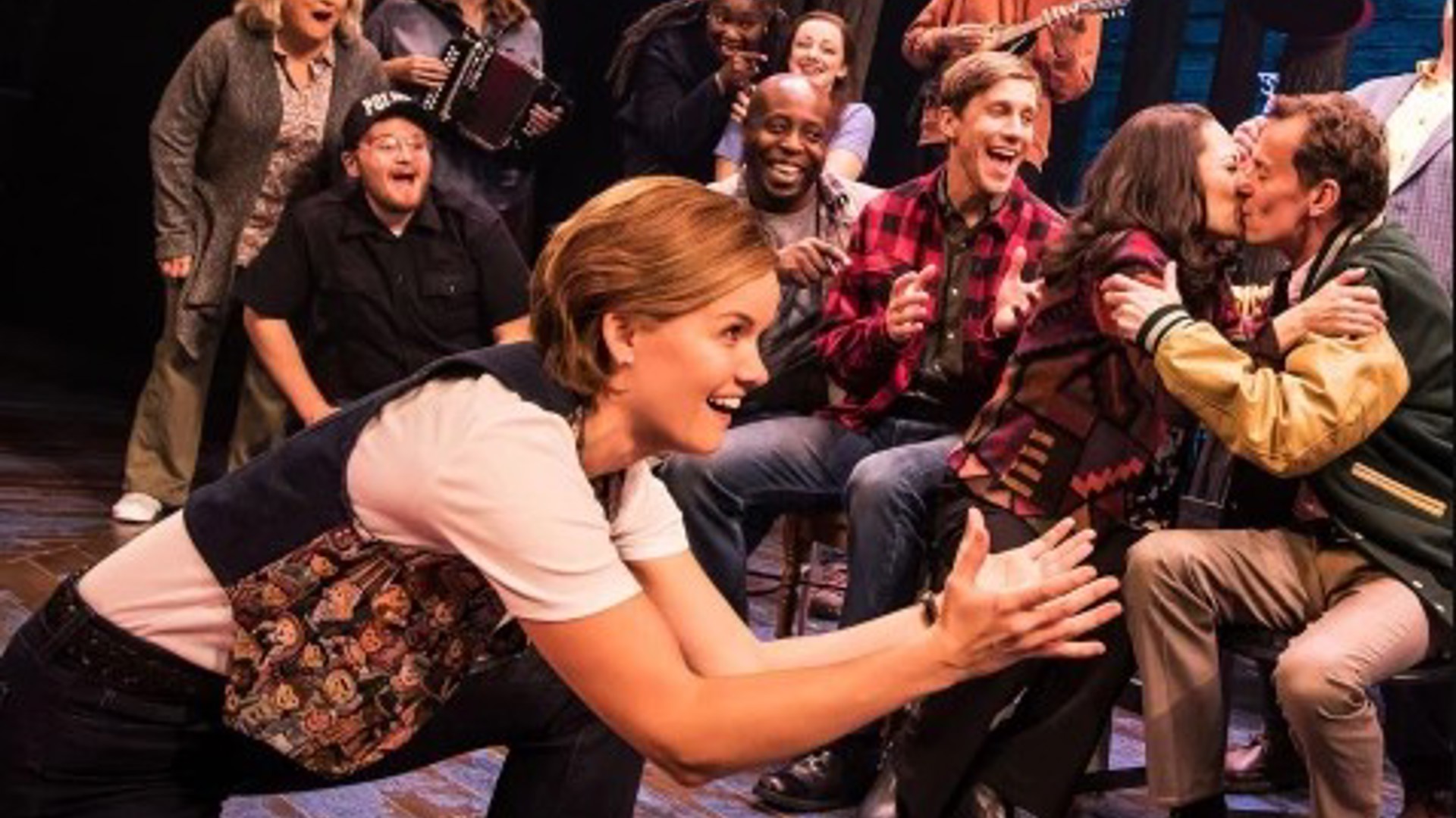 Broadway's Come From Away Best Musical cast on stage