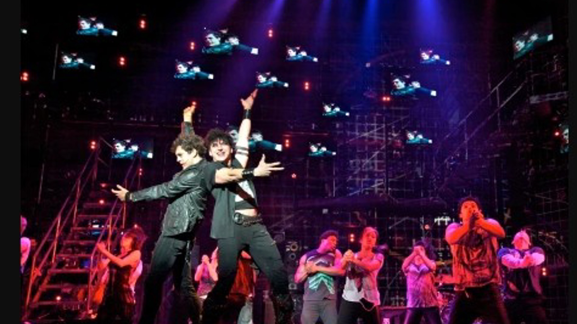 American Idiot cast production photo in Los Angeles