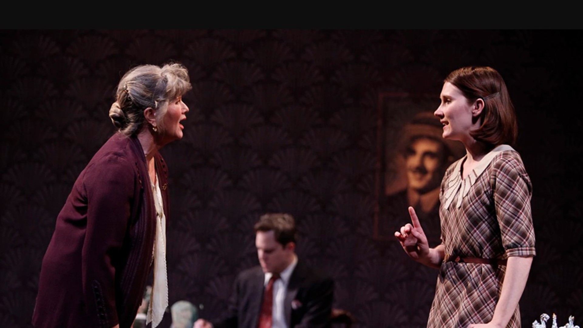 Judith Ivey and Keira Keeley in the Los Angeles play The Glass Menagerie
