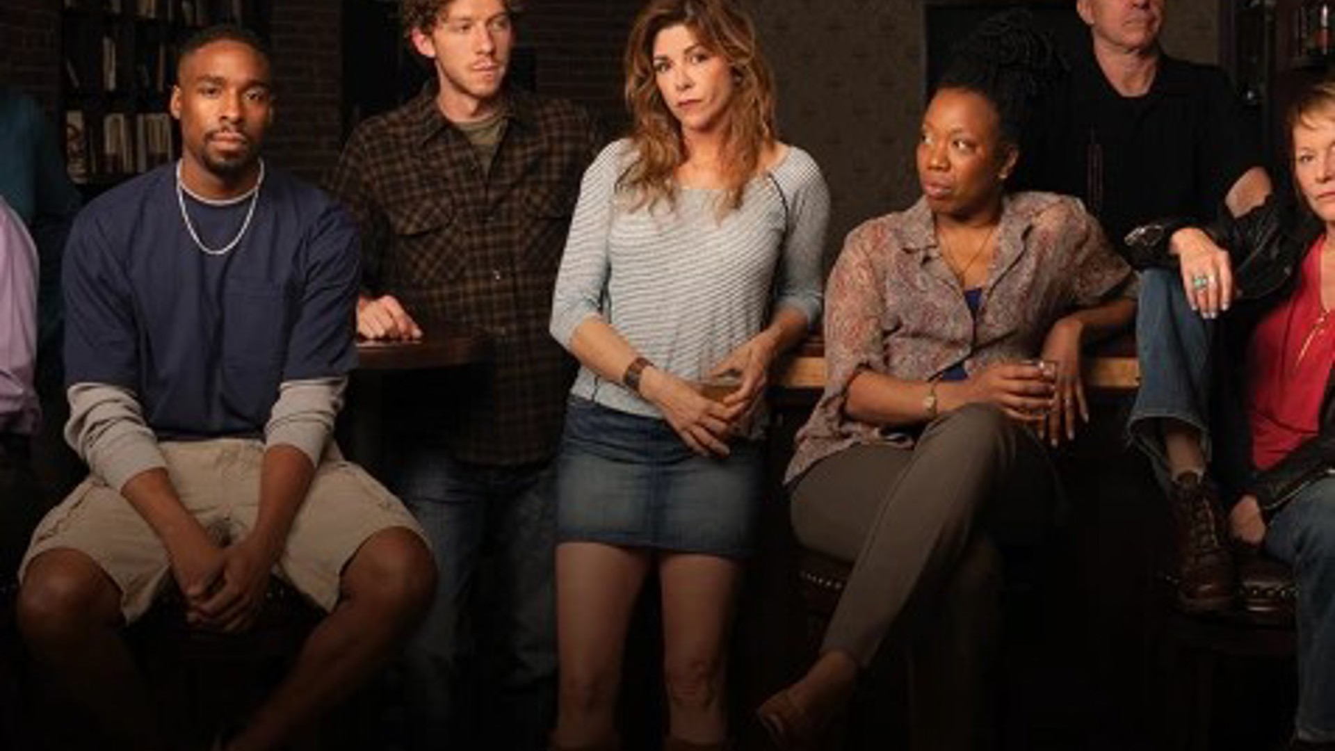 the cast of Sweat at the Mark Taper Forum