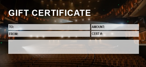 Gift Certificate design 3