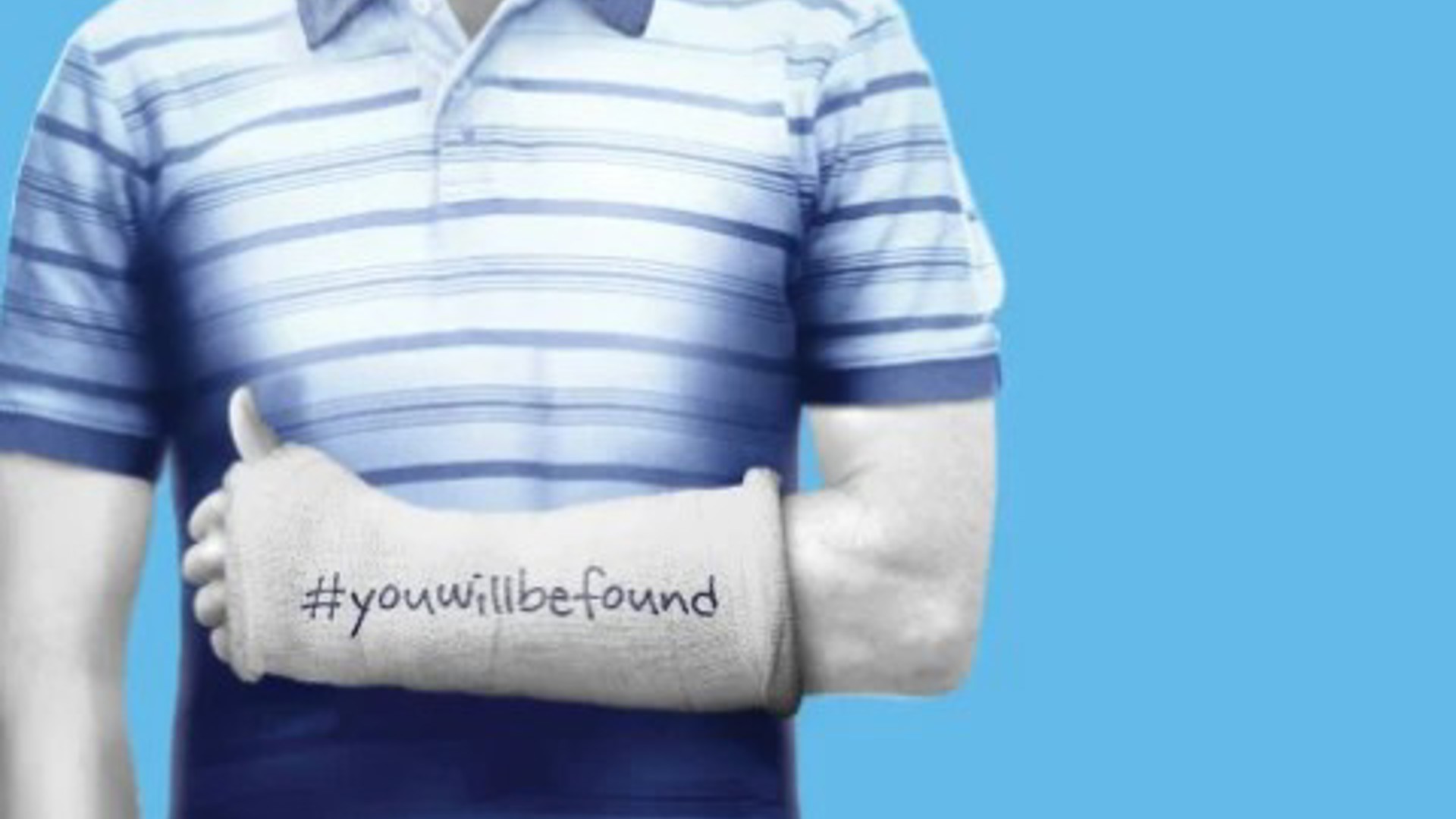 Dear Evan Hansen logo for the Ahmanson theatre performance