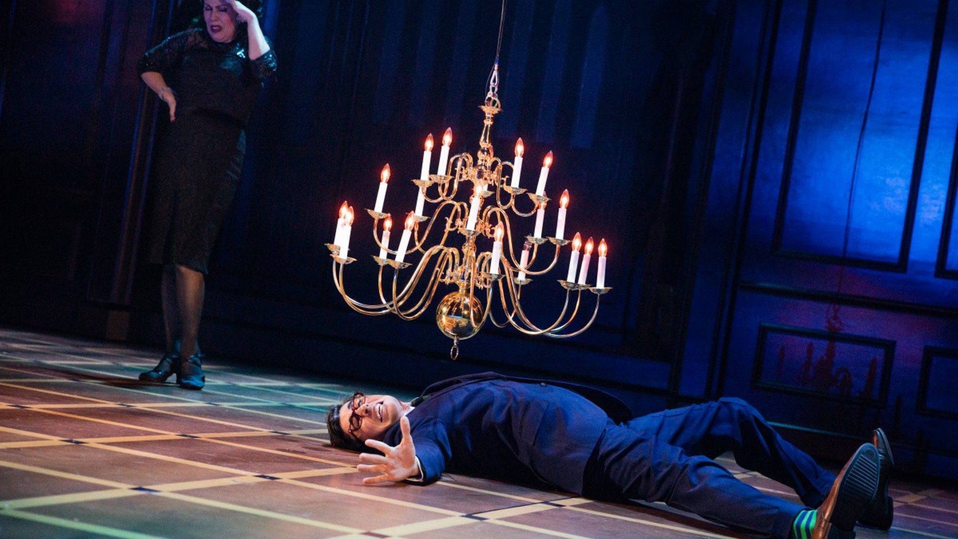 John Shartzer And Tari Kelly In The North American Tour Of CLUE Photo By Evan Zimmerman For Murphymade