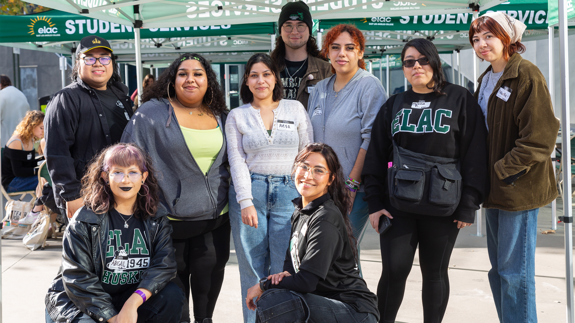 A group photo of East Los Angeles College students. 