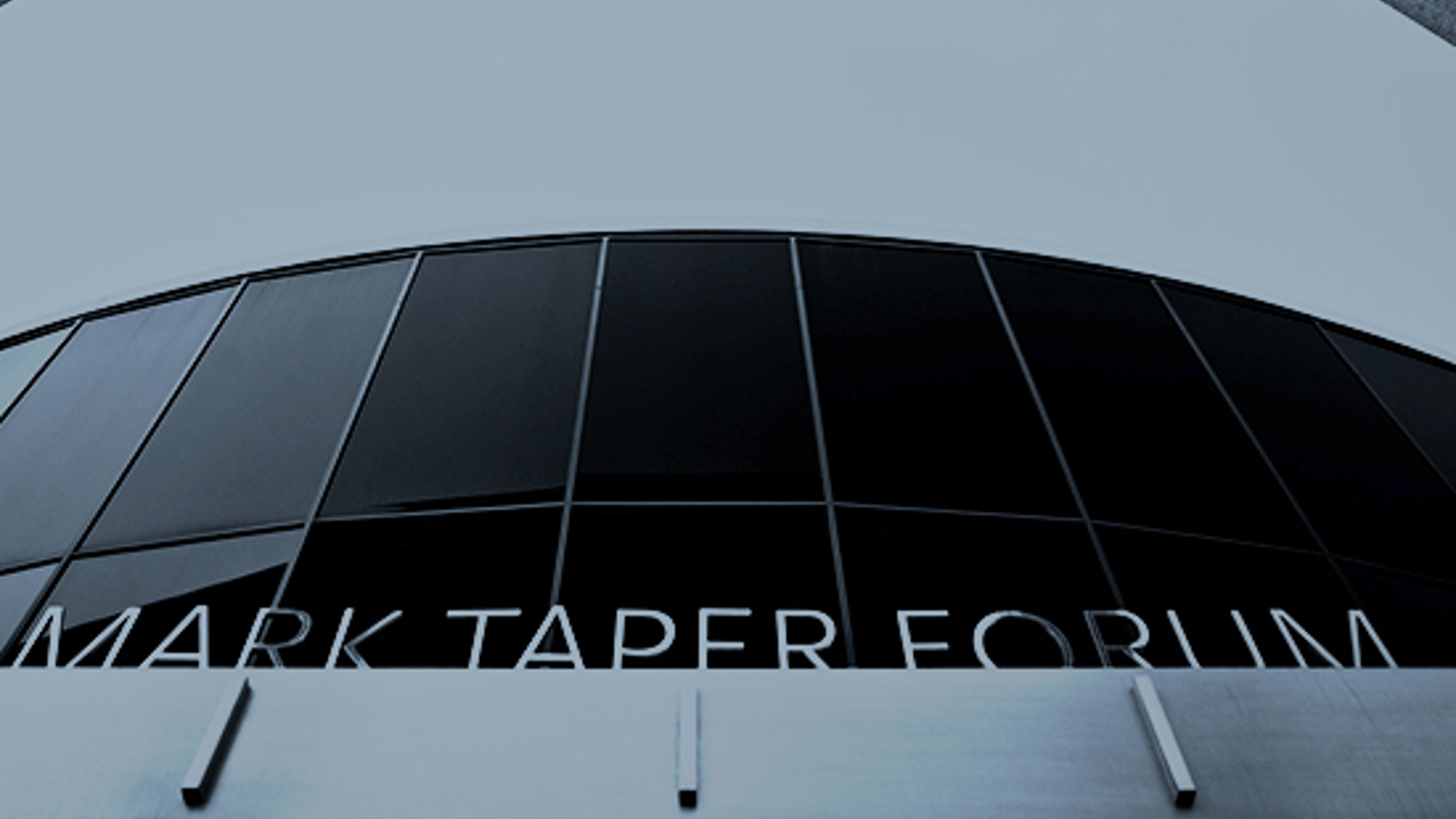 outside upward angle of the Mark Taper Forum